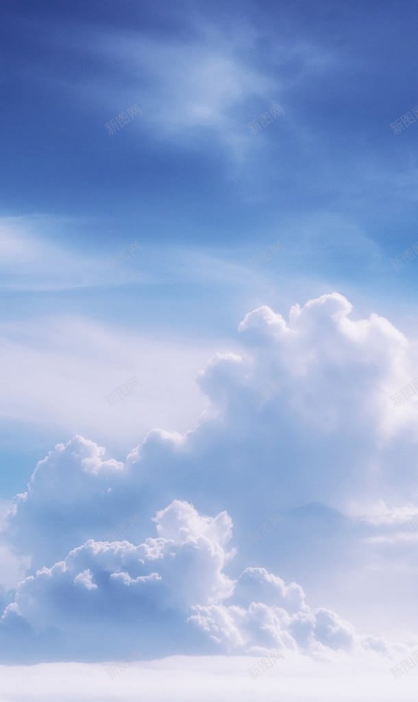 天空云层蓝色天空大海jpg设计背景_88icon https://88icon.com 云层 大海 天空 蓝色 蓝蓝天空