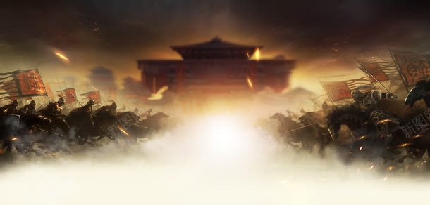 古风对阵的军队海报背景jpg设计背景_88icon https://88icon.com 军队 古风 对阵 海报 背景
