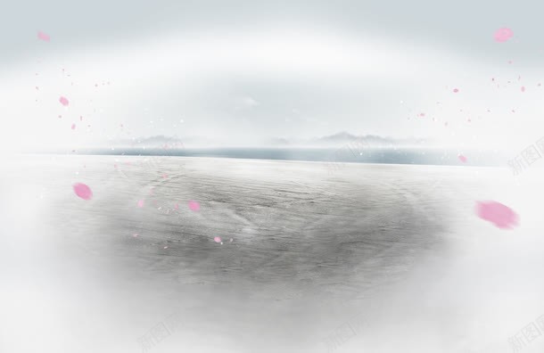 粉色花瓣点缀风景jpg设计背景_88icon https://88icon.com 点缀 粉色 花瓣 风景