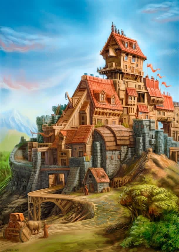 复古房屋城堡天空截图jpg设计背景_88icon https://88icon.com 城堡 复古 天空 房屋