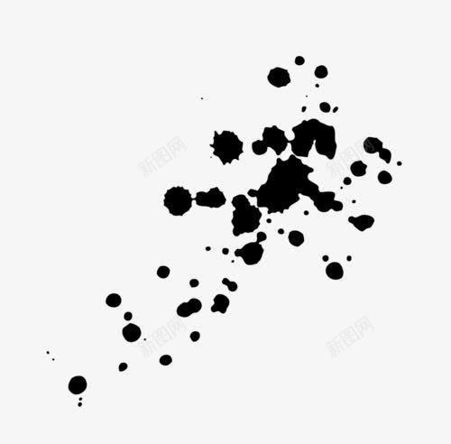 墨水喷溅png免抠素材_88icon https://88icon.com 喷溅 喷溅素材 墨水 墨水滴 水墨 颜料 黑色 黑色涂料