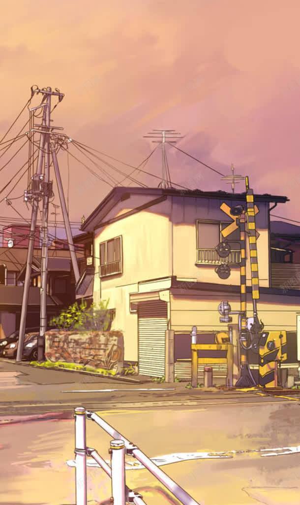 天空环境渲染电线杆房屋日本动漫jpg设计背景_88icon https://88icon.com 天空 房屋 日本 渲染 环境 电线杆