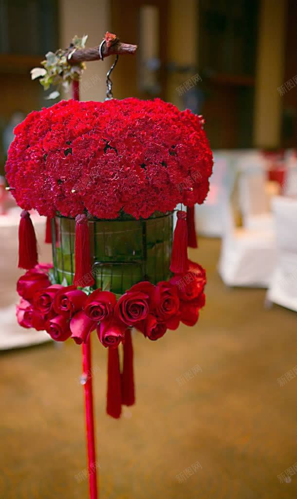 中国风婚礼花朵场景jpg设计背景_88icon https://88icon.com 国风 场景 婚礼 花朵