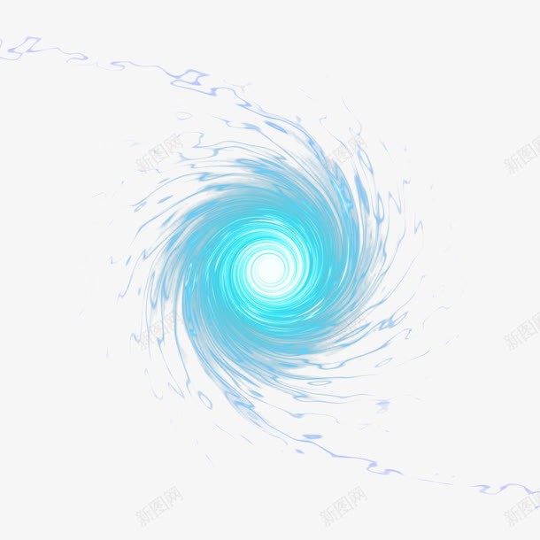 蓝色星际云漩涡光png免抠素材_88icon https://88icon.com 光圈 发光 发光圈 太空 效果素材 星际云 漩涡 炫彩 蓝色