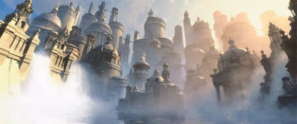 大气魔幻城堡室外场景jpg设计背景_88icon https://88icon.com 场景 城堡 大气 室外 魔幻