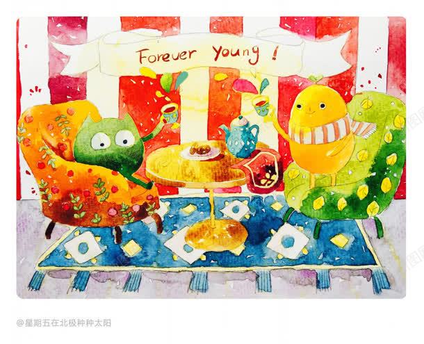 漫画愿青春永驻foreveryoungjpg设计背景_88icon https://88icon.com forever young 漫画 青春