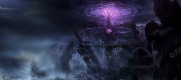 玄幻网游宣传海报jpg设计背景_88icon https://88icon.com 宣传 海报