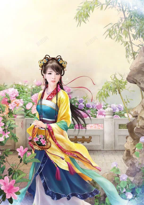 一品庶女黄衣女子小说封面jpg设计背景_88icon https://88icon.com 一品 女子 封面 小说 网络小说封面
