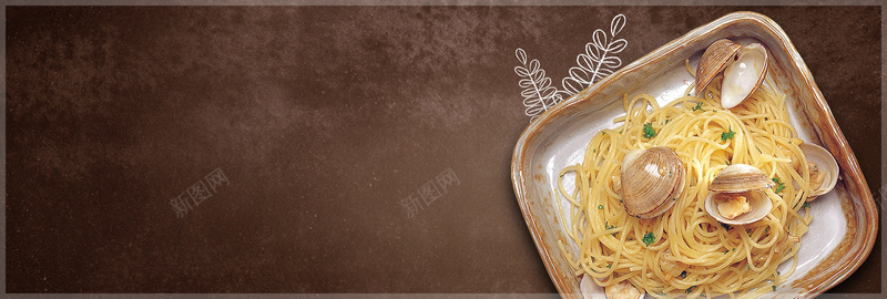 棕色简约面条意面西餐美食电商bannerpsd设计背景_88icon https://88icon.com banner 棕色 淘宝 牛排 电商 简约 美食 西餐 诱惑