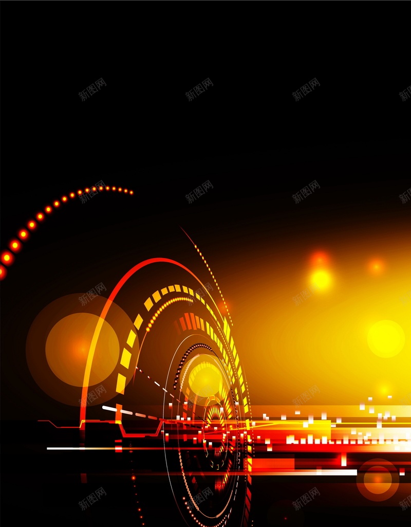 科技光效背景背景模板矢量图ai设计背景_88icon https://88icon.com AI 光效 平面 广告 模板 海报 炫丽 矢量 科技 素材 背景 齿轮 矢量图