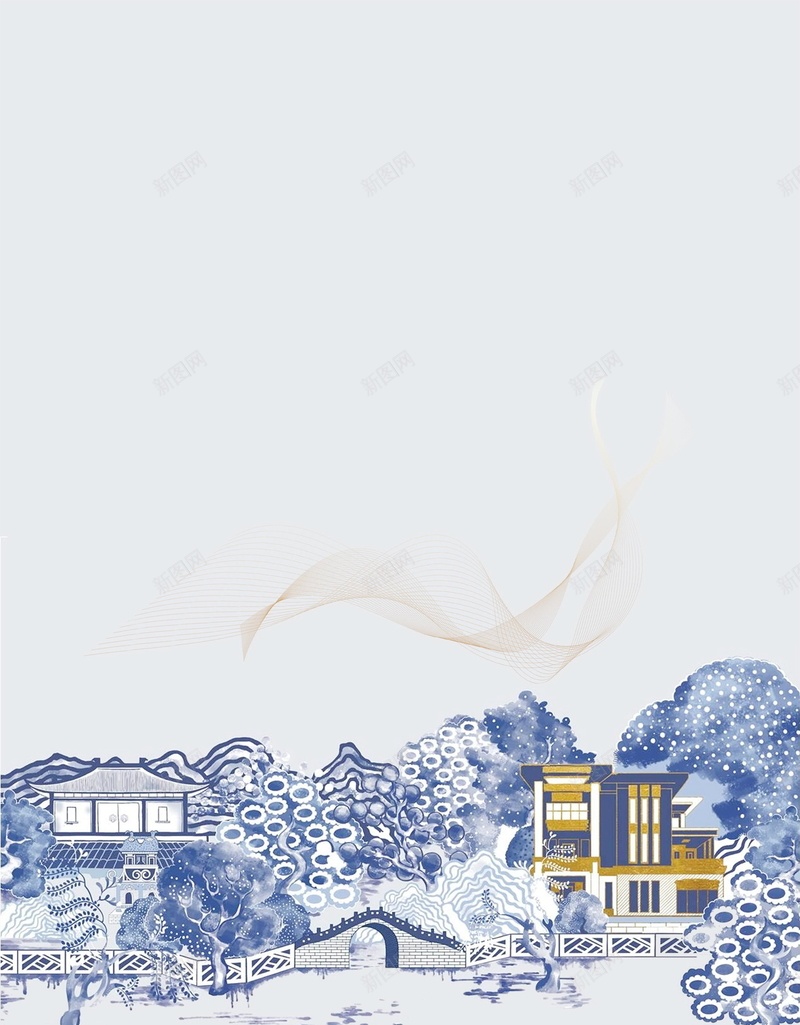 复古中国风中式庭院海报背景psd设计背景_88icon https://88icon.com PSD源文件 PSD素材 中国风 中式 中式地产 分层文件 别墅院子 古典 复古 庭院 新中式 背景模板 背景海报 背景素材 高清背景