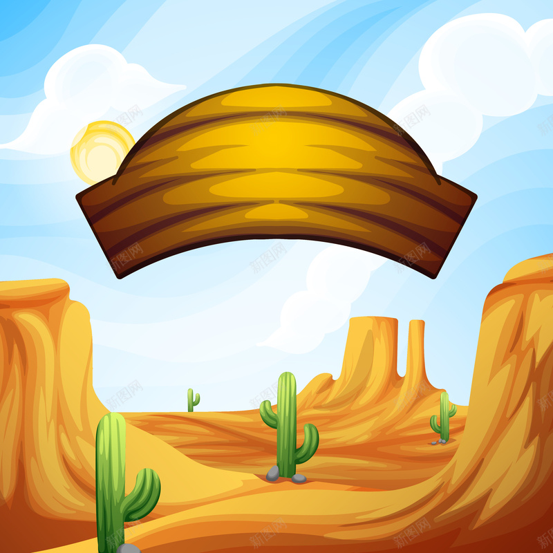 西部沙漠卡通木牌背景矢量图ai设计背景_88icon https://88icon.com 卡通 卡通素材 木牌 沙漠 沙漠卡通 沙漠背景 素材 背景 西部 西部卡通 矢量图