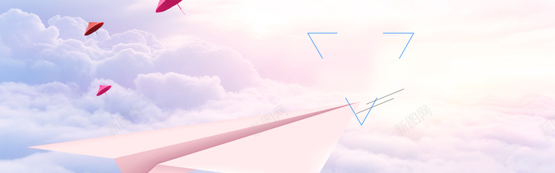 蓝天梦幻大气几何云层紫色bannerpsd设计背景_88icon https://88icon.com 云层 伞 小清新 广告 文艺 梦幻 浪漫 渐变 白云 童趣 简约 素材 背景 蓝天 设计 阳光 飞机