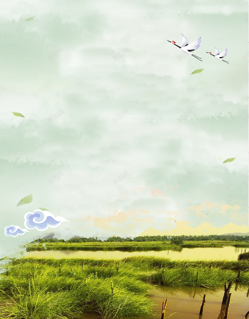绿色简约世界湿地日宣传海报psd设计背景_88icon https://88icon.com 世界湿地日 保护环境 保护生态 全球湿地日 公益 湿地节 环境宣传 简约 绿色