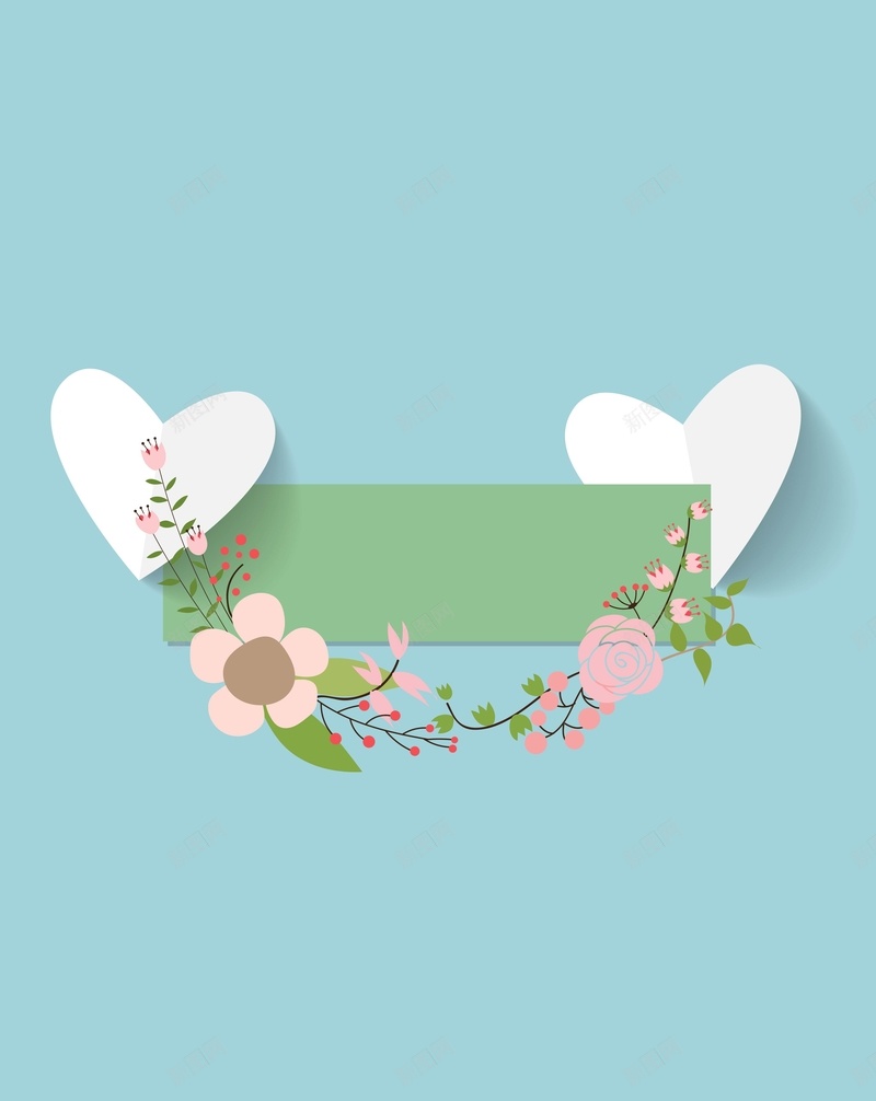 简约扁平心形花框矢量背景ai设计背景_88icon https://88icon.com 520情人节 促销海报 小清新 心形 情人节海报 扁平 海报 白色心形 简约 节日 花朵 花框 设计 矢量图