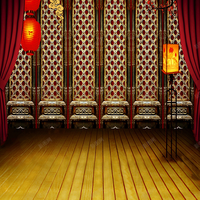 喜庆中国风屏风背景jpg设计背景_88icon https://88icon.com 中国风 主图 喜庆 屏风 清新 节日