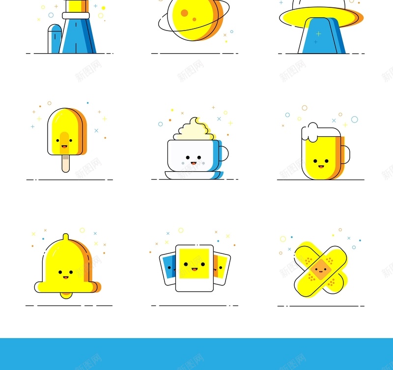 手绘MBE风格海报背景模板矢量图ai设计背景_88icon https://88icon.com MBE风格 可爱 手绘 插画 海报 矢量 背景模板 设计 矢量图