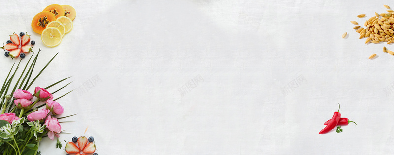 蔬果集合质感简约花朵灰色bannerpsd设计背景_88icon https://88icon.com 广告 橙子 水果 淘宝 玫瑰 电商 素材 美食 背景 花朵 蔬果 蔬菜 设计 辣椒 食品 食物