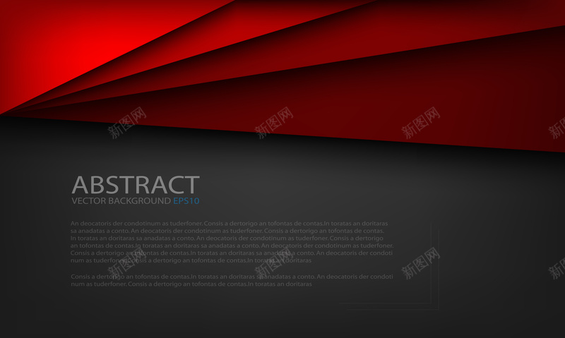 红色层叠黑底背景矢量图ai设计背景_88icon https://88icon.com 层叠 红色 背景 黑底 矢量图