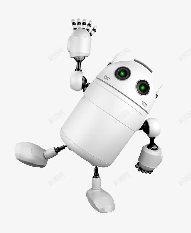 机器人png免抠素材_88icon https://88icon.com 人工智能 帅气机器人 白色 科技