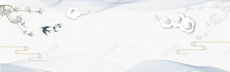 清明节中国风朴素淡雅banner背景psd设计背景_88icon https://88icon.com banner背景 中国风 国画牛 山脉 水墨 清明节 燕子 牧童骑牛 祥云 路人 远山 青团