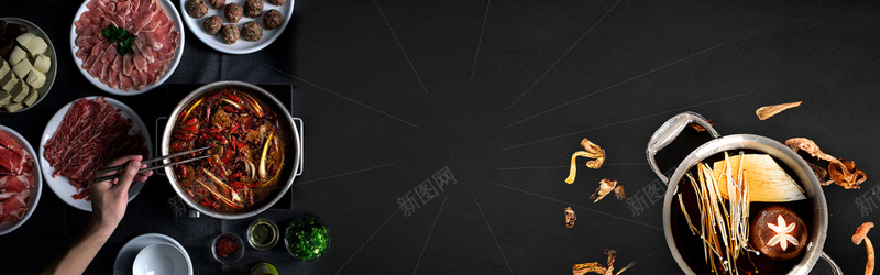 冬季火锅趴大气简约黑色bannerpsd设计背景_88icon https://88icon.com 卡 吃货 吃货来啦 吃货节 小吃 早餐 正餐 美味 美食 美食促销 美食海报 西点 西餐 零食 餐饮