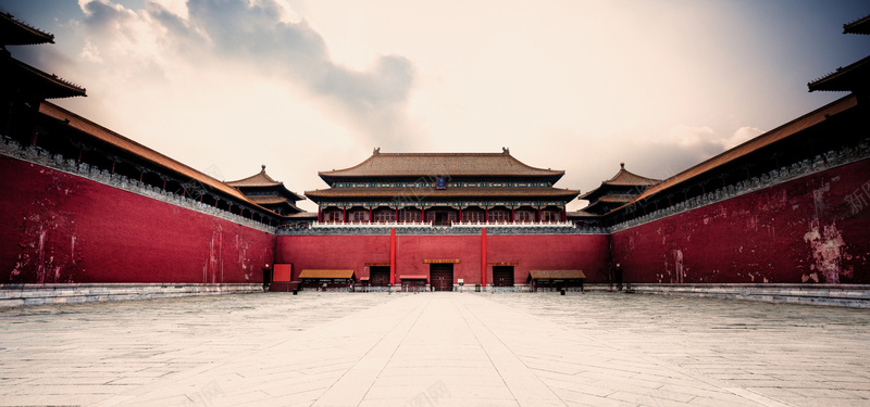 古典故宫建筑装饰jpg设计背景_88icon https://88icon.com 中国风 古典 古建筑装饰 故宫 海报banner
