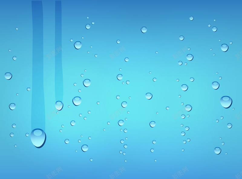 蓝色水珠气泡痕迹背景矢量ai设计背景_88icon https://88icon.com 底纹背景 晶莹剔透 模糊背景 气泡 水滴 水珠 水纹 清水 炫彩背景 背景 背景花边 雨滴 矢量图