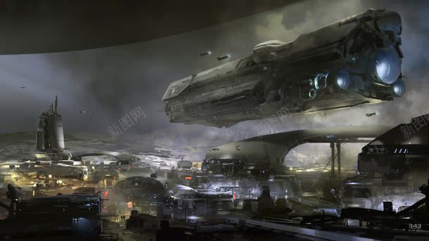 环境渲染效果科技感宇宙飞船jpg设计背景_88icon https://88icon.com 宇宙船 宇宙飞船 宇宙飞船照片 效果 渲染 环境 科技