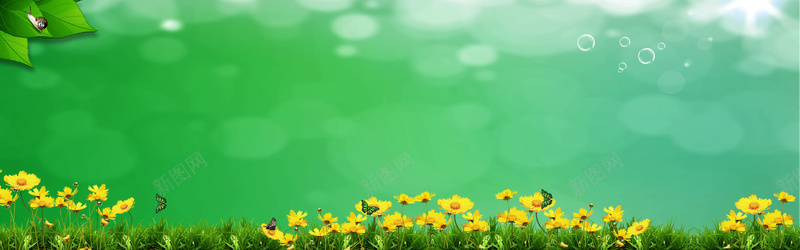绿化环保海报背景图psd设计背景_88icon https://88icon.com 叶子 文艺 海报 海报banner 环保 绿化 背景图 蜗牛 蝴蝶