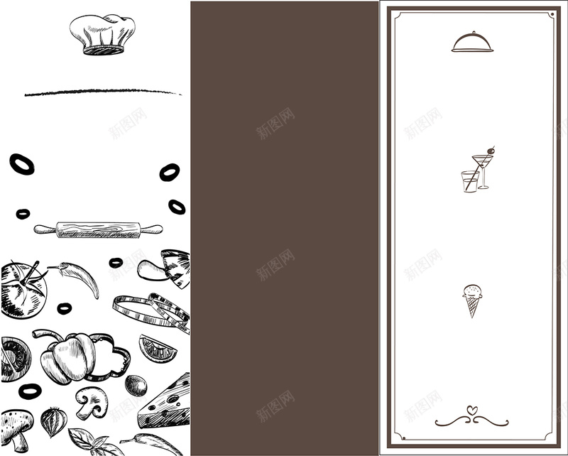 欧式时尚餐饮广告详情页线描背景矢量图ai设计背景_88icon https://88icon.com 广告背景 手绘背景 欧式背景 矢量背景 线描背景 详情页背景 餐饮背景 矢量图