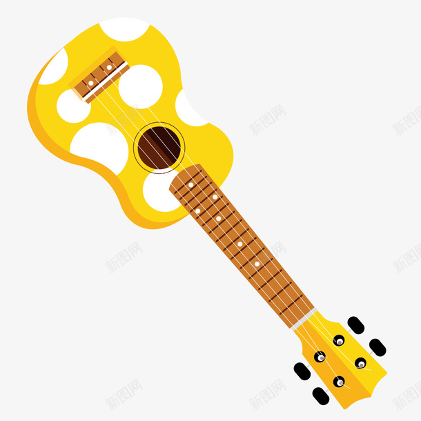精美吉他矢量图ai免抠素材_88icon https://88icon.com 卡通 吉他 新图网 精美 矢量图