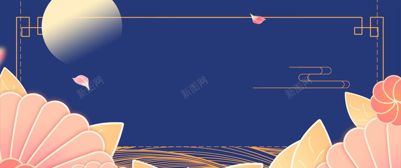 中秋佳节圆月简约蓝色背景psd设计背景_88icon https://88icon.com 中秋佳节 中秋促 中秋展板 中秋广告 中秋晚会 中秋海报 中秋素材 中秋背景 中秋舞台 促销海报 秋
