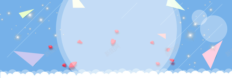 浅蓝色清新文艺简约圆圈三角云bannerpsd设计背景_88icon https://88icon.com banner 三角 云 圆圈 文艺 浅蓝色 清新 热闹气氛 简约 背景图 飞溅元素