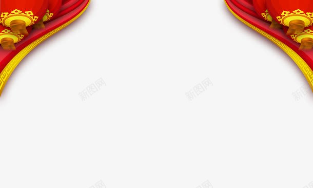 元宵节灯笼png免抠素材_88icon https://88icon.com 元宵节 喜庆 春节 灯笼 红色 节日 门帘