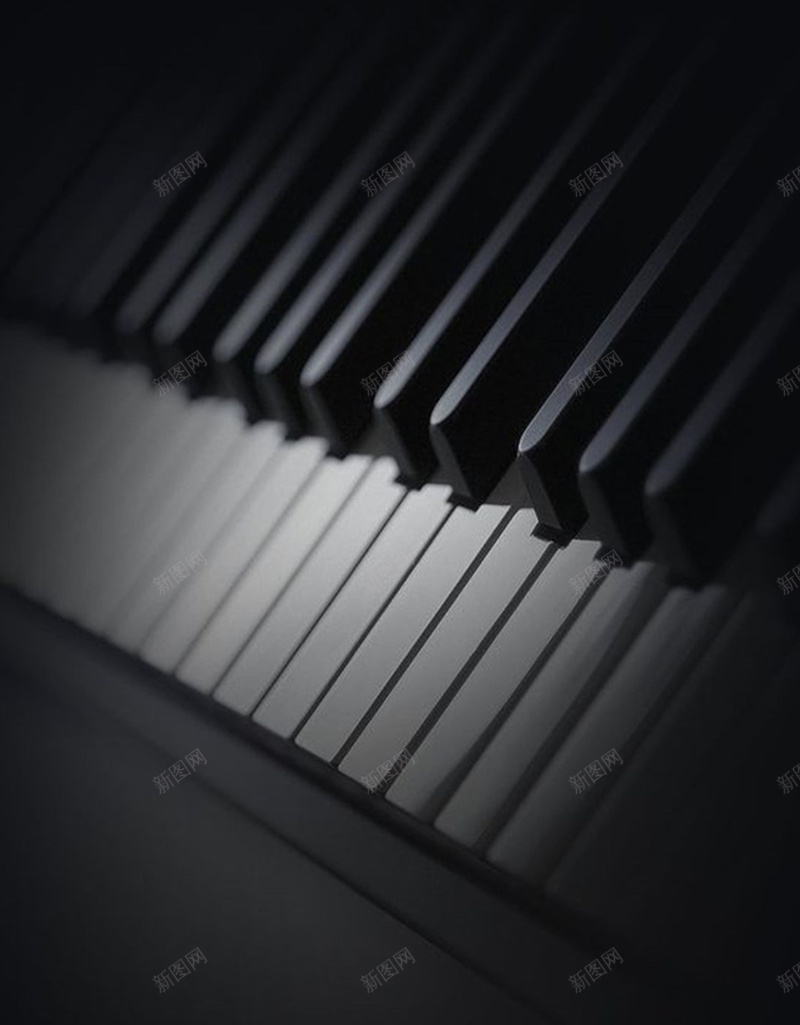 黑色简约钢琴平面广告jpg设计背景_88icon https://88icon.com 乐器 平面广告 扁平背景 插画 简约背景 钢琴 音乐 黑色背景