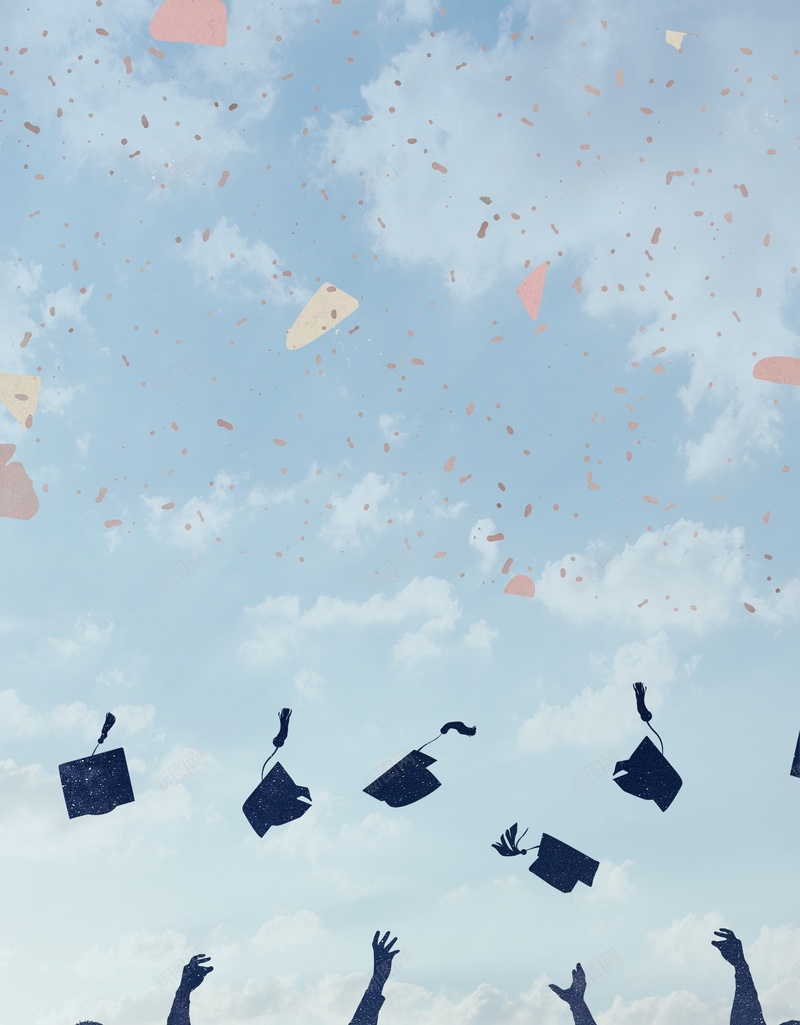 毕业季简约学士帽欢呼庆祝校园psd设计背景_88icon https://88icon.com 学士帽 庆祝 校园 欢呼 毕业 毕业季 简约 背景