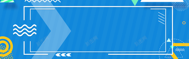 蓝色简约扁平几何方形banner海报背景psd高清背景_88icon https://88icon.com 上新 促销 减价 几何 女装 扁平 折扣 文艺 方形 服装 活动 淘宝 清新 电商 简约 蓝色