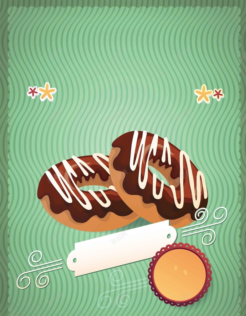 美味甜甜圈好吃烘培房海报背景模板矢量图ai设计背景_88icon https://88icon.com 宣传 手绘 插画 海报 烘培房 甜甜圈 矢量 美味 美食 背景模板 矢量图