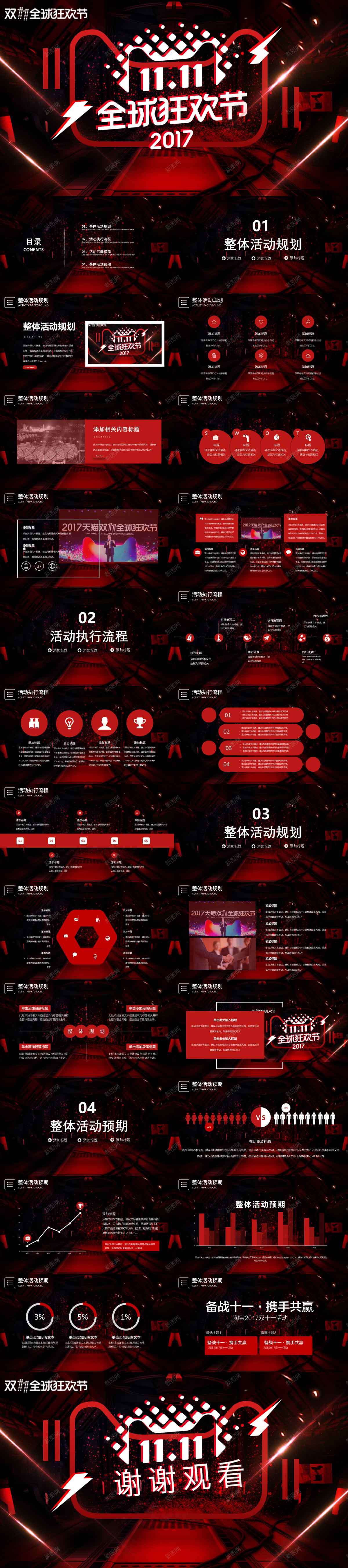 深红天猫活动策划方案PPT模板PPT模板_88icon https://88icon.com 天猫 方案 模板 活动策划 深红