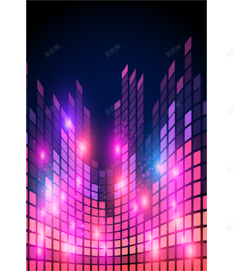 酷炫立体网格激情狂欢平面广告矢量图ai设计背景_88icon https://88icon.com KTV 双11 双12 平面广告 年终大促 激情 狂欢 立体 网格 酒吧 酷炫 音乐 矢量图
