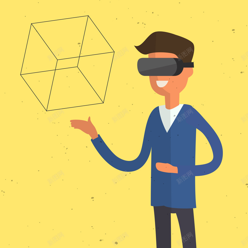 VR科技卡通人物使用背景矢量图ai设计背景_88icon https://88icon.com vr 人物 人物卡通 人物科技 人物背景 使用 卡通人物 科技 科技背景 背景科技 矢量图