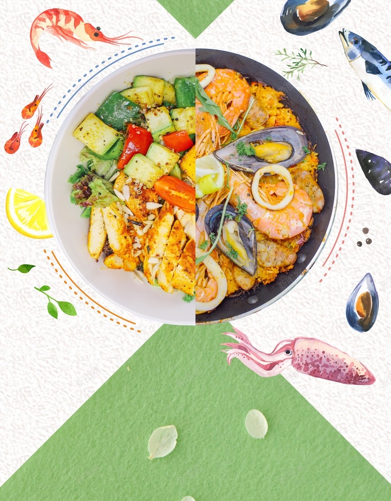 简约清新海鲜店背景cdr设计背景_88icon https://88icon.com 健康美味 小龙虾 海底捞 海底捞海报 海鲜 清新 特色小吃 简约 美食 酒店 餐饮店 饭店