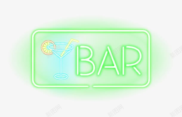 炫酷绿色霓虹灯bar酒吧标志png免抠素材_88icon https://88icon.com bar 标志 炫酷 绿色 酒吧 霓虹灯
