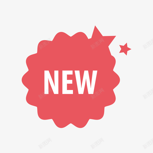 标签矢量图ai免抠素材_88icon https://88icon.com 卡通 字母 手绘 新品 标签 英文 矢量图
