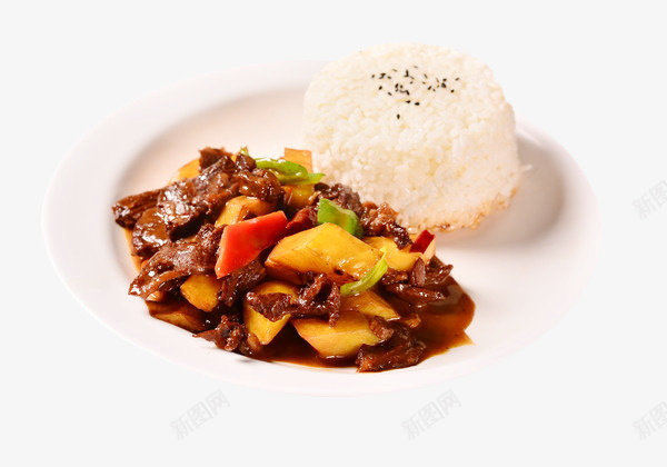 红烧牛肉盖浇饭美食png免抠素材_88icon https://88icon.com 土豆 土豆炖牛肉 彩椒 牛肉饭 红烧牛肉盖浇饭 红烧牛肉饭 美食
