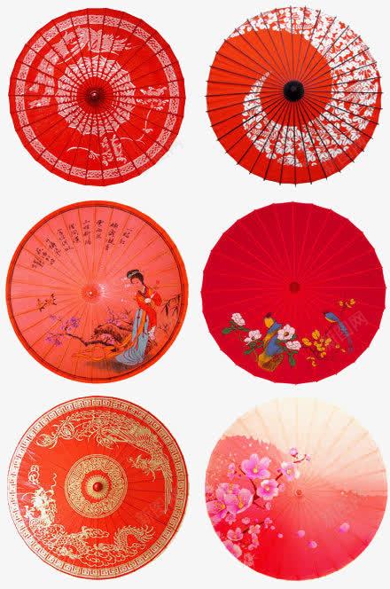 红色纸伞png免抠素材_88icon https://88icon.com 民族文化 油纸伞 红色 纸伞