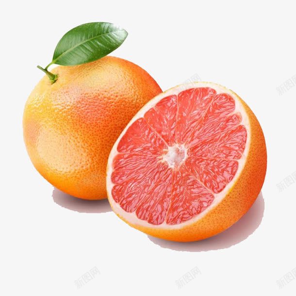 红蜜柚png免抠素材_88icon https://88icon.com 切面 柚子 水果 红色果肉 蜜柚子
