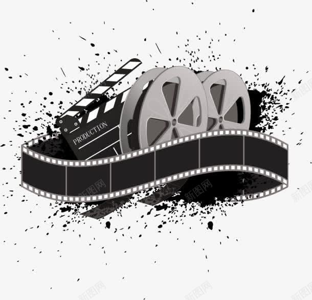 黑白的胶片电影png免抠素材_88icon https://88icon.com 电影 素材 胶片 黑白