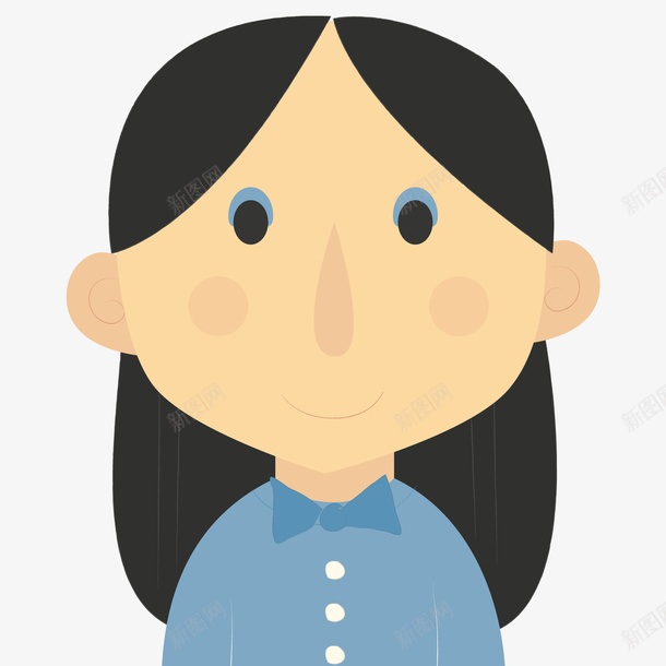 卡通人物的头像矢量图ai免抠素材_88icon https://88icon.com 人物设计 免抠书籍人物头像logo 卡通 头像设计 招聘 矢量图 社交网站 简历
